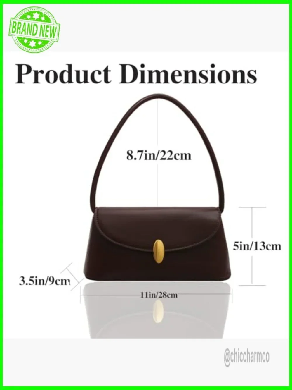 Small PU Leather Hobo Tote Shoulder Bag with Crossbody Strap